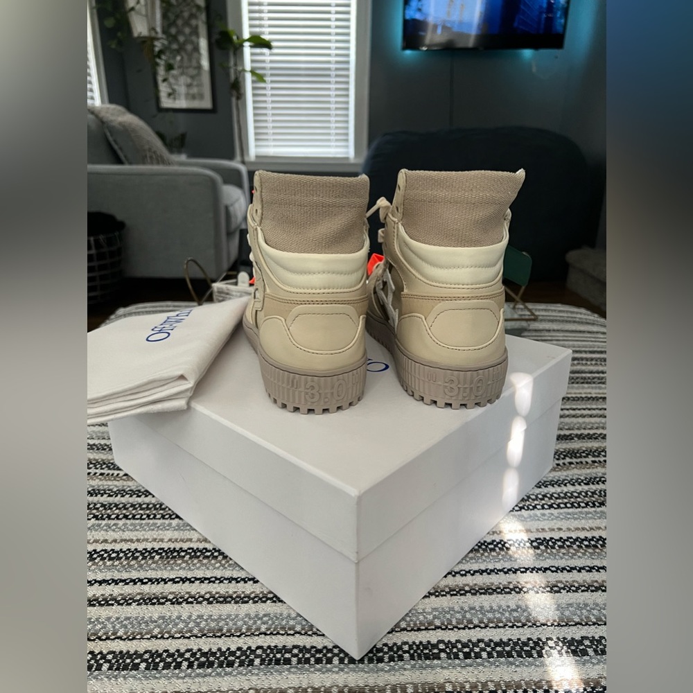 NIB/NWT: Off-White 3.0 off court calf leather sneakers - Picture 4 of 6